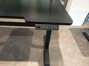 Modern Electric Sit Stand Office <b>Desk</b> with USB Charging Port, Storage Tray and 4-Memory Preset Controller - Product Image 3