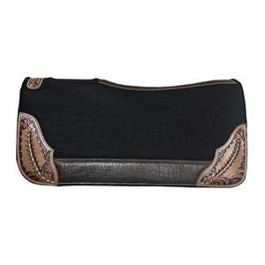 Tapis de selle en feutre de laine occidentale de qualité supérieure pour chevaux |   Tapis de selle équestre durable avec options personnalisables |   Utilisation équestre - Product Image 1