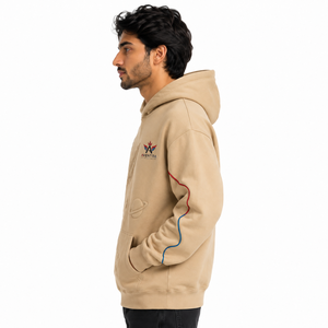 Sudadera con Capucha de Moda con Estampado en Relieve, Material Premium de Algodón y Poliéster, Diseño Gráfico en Relieve, Sudadera con Capucha y Bolsillo Tipo Canguro, Cómoda - Product Image 4