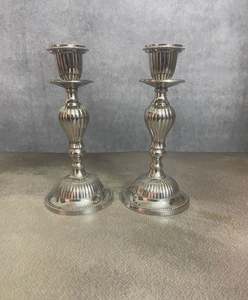 Bougeoir de pilier forgé à la main argent forgeron fait décorer la maison festive hôtel restaurant décoration de table de mariage - Product Image 2