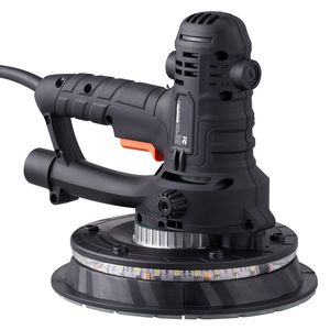 Levigatrice Elettrica per Cartongesso 800W con 12 Dischi Abrasivi, Velocità Variabile 1200-2300 RPM, Aspirazione Automatica della Polvere per Levigatura Pareti - Product Image 5