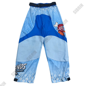 Pantalones de Hockey en Línea Sublimados con Impresión Personalizada Sibrin, Malla de Poliéster, Acolchado Cordura, Protección Profesional, Absorción de Humedad, Secado Rápido - Product Image 1