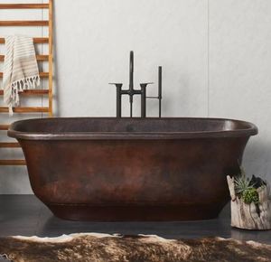 Tubs Crafted By Hand Crafted for Comfort Modern Designs in Copper Soaking Tubs Crafted By - Product Image 4