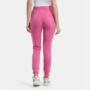Pantalon de jogging court pour femme, longueur cheville, taille haute, cordon de serrage, bas élastiqué, respirant, polyester et élasthanne, été - Product Image 3