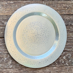 Assiette de service en aluminium, vaisselle de table, nouvelle assiette en aluminium, assiette haut de gamme, best-seller - Product Image 1