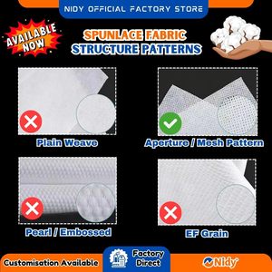 Serviette jetable Nidy EcoClean en PP non tissé, douce, absorbante, hygiénique, emballage personnalisable pour salon, spa, salle de sport, voyage, maison - Product Image 6