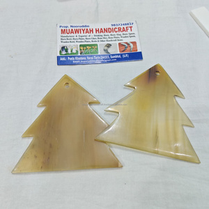 Colgante Navideño de Cuerno Natural de la Mejor Calidad, Adorno para Árbol de Navidad, Decoración Ecológica para las Fiestas, Venta al Por Mayor, Forma Personalizada - Product Image 6
