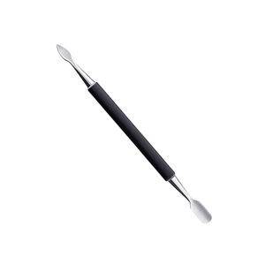 KAAMIR INSTRUMENTS Repousse-cuticules carré en acier inoxydable, outil de manucure durable, double usage, réutilisable - Product Image 3