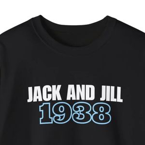 เสื้อสเวตเชิ้ตคอกลมผู้ชาย Jack and Jill ปี 1938 ผ้าฟลีซอุ่นนุ่ม สกรีนโลโก้ได้ เสื้อพูลโอเวอร์ลำลอง แขนยาว แฟชั่นสำหรับผู้ชาย - Product Image 4