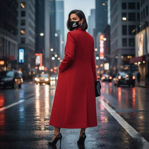 เสื้อเบลเซอร์ผู้หญิงยอดนิยม สีพื้น แขนยาว กระดุมเดี่ยว เสื้อเบลเซอร์สำหรับใส่ทำงาน ชุดสูทผู้หญิง เสื้อแจ็คเก็ตสำหรับนักธุรกิจหญิง - Product Image 3