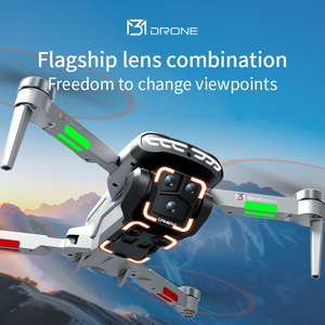 Drone R8 avec caméra HD 720P, pliable, moteur sans balais, avec système d'évitement d'obstacles, télécommande Wi-Fi, pour les 14 ans et plus - Product Image 4