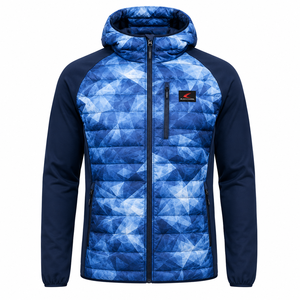 Blouson matelassé à prix réduit, couleur et taille personnalisables avec votre logo – Collection Hiver – Blousons matelassés pour homme - Product Image 6