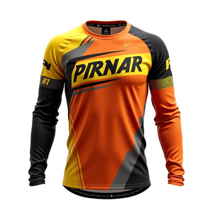 Jersey de Ciclismo OEM Transpirable, Jersey de Motocross, Ropa de Ciclismo de Manga Larga para Descenso de Montaña, Jersey de Motocross Todoterreno - Product Image 1