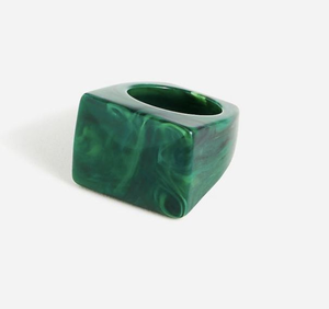 Handmade Resin <b>Rings</b> Circular Shape Multicolor Art Collectible Statement Jewelry by blossom <b>craft</b> india - Product Image 4