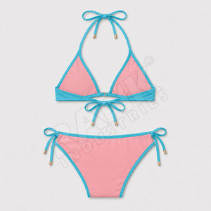 Traje de Baño Bikini para Mujer, Talla Grande, Precio Económico, Transpirable, Triangular, de Neopreno, Sexy - Product Image 2