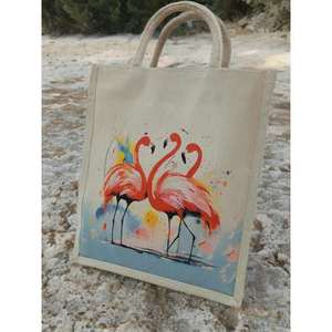 Bolsa de Lona de Algodón Estampada - Duradera, Ligera, Plegable, Ecológica, Capacidad de 4-5L, Moderna, de un Solo Nivel, para Guardar Ropa en el Dormitorio - Product Image 1