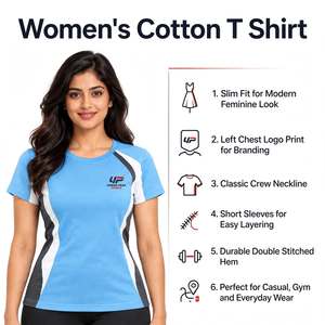 Rehaussez votre collection de vente au détail avec des t-shirts en coton tendance pour femmes, offrant de belles couleurs et un attrait polyvalent au quotidien. - Product Image 6