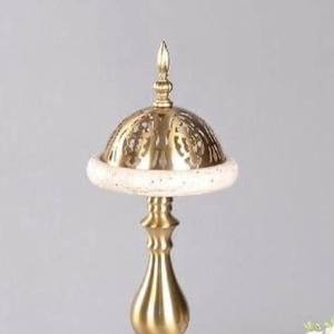 Luxury Hammered Brass <b>Bakhoor</b> Incense Burner Arabic Mabkhara <b>Oud</b> Burner Metal Incense Holder Middle Eastern Home Decor - Product Image 6