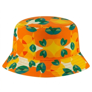Chapeau seau à motif de fruits unisexe, décontracté, printemps-été, vêtements de plage, toile en polyester, taille adulte 56-58CM - Product Image 2