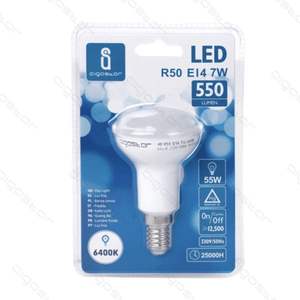 Bombilla LED R50 EI4 de 7W y 6400K de bajo consumo - Product Image 1
