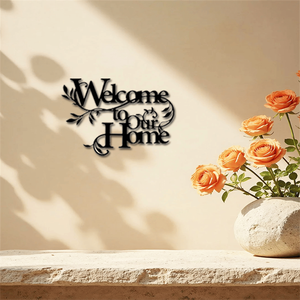 Decorazione Murale in Ferro Stile Rustico Vintage Fatta a Mano - La Vita Inizia, l'Amore Non Finisce Mai - Arredo Casa Impermeabile e Durevole - Product Image 4
