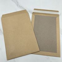 Enveloppe rigide personnalisée en kraft avec support cartonné, anti-plis, à fermeture autocollante, pour l'envoi d'œuvres d'art et de photos