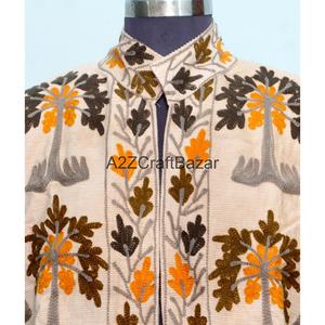 Veste Festivals Cotrise brodée à la main, style bohème, vintage, décontractée, respirante, doublure en coton écologique, pour les vacances - Product Image 2