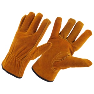 High Quality Cowhide Split Leather CE Certified Heat Resistance Anti-Slip Safety <b>Gloves</b> <b>Driver</b> Industrial Heavy Duty Abrasion - Product Image 1