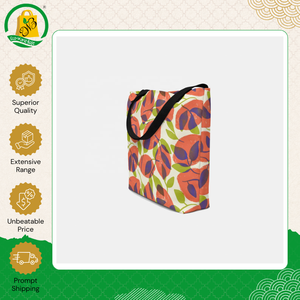 กระเป๋าผ้าแคนวาสคุณภาพดี เป็นมิตรกับสิ่งแวดล้อม ปราศจากสารอะโซ ลายพิมพ์ตัวอักษร ดีไซน์ลำลอง สายสะพายคู่ - Product Image 2