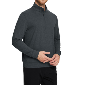 Sudadera Personalizada para Hombre con Cierre de Cremallera, Manga Larga, Transpirable y de Secado Rápido, para Actividades al Aire Libre, Mezcla de Algodón Básico - Product Image 4