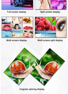 4K-Controller Indoor-Videowand 55 Zoll 2x2 3x3 Montage Werbeanzeige Splicing-Bildschirm Werbeplayer LCD-Videowand - Product Image 4