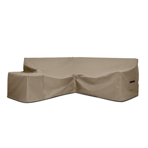 Wholesale Custom 600D Heavy Duty Oxford <b>Waterproof</b> UV Patio Furniture Covers L-Shaped Sectional <b>Sofa</b> Slipcovers Solid Modern - Product Image 2