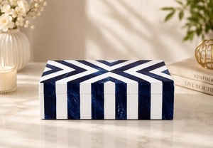 Decorative Bone Inlay <b>Storage</b> <b>Box</b> Handmade Design For Jewelry Accessories Keepsakes And <b>Small</b> Personal Items - Product Image 6