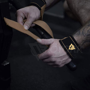 Sangles de levage réglables pour l'entraînement, avec une prise confortable, pour les séances de musculation et de fitness - Product Image 4