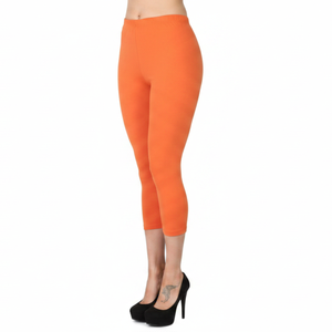 Leggings Largos de Color para Mujer, de Algodón y Fibra de Bambú, Tejidos, de Secado Rápido, Transpirables, de Cintura Alta, OEM, Elásticos y Gruesos para Correr - Product Image 5
