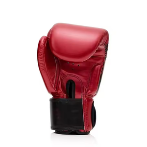 Gant de boxe en cuir blanc sur mesure de haute qualité avec logo de marque client - Product Image 6