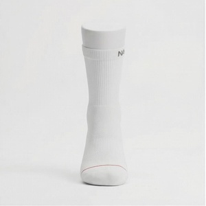 Crew <b>Socks</b> Geometric Pattern Blue Breathable <b>Running</b> <b>Socks</b> for Adults Spring Season - Product Image 1