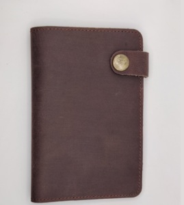 Carnet de notes en cuir véritable personnalisable, carnet de journalisation, bloc-notes de bureau, carnet d'écriture, carnet de notes court de haute qualité avec logo personnalisé - Product Image 1