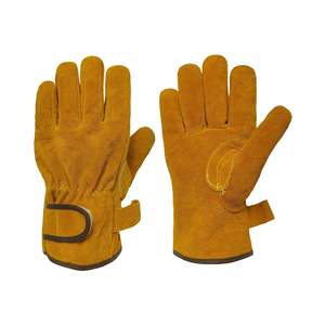 Gants de soudage en cuir robustes de haute qualité Sunny Gloves, doublés polaire, avec pouce en relief, protection contre les éclaboussures de métal fondu TIG - Product Image 5