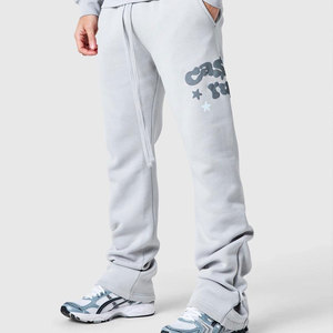 Sudadera con Capucha Blanca para Hombre, Algodón French Terry, Estampado de Letras en la Parte Delantera, Estilo Casual Otoñal, Corte Regular, Diseño con Bolsillos - Product Image 4