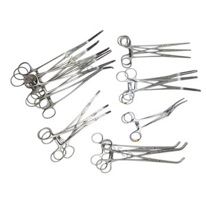 PISSCO Aortic Vascular Clamps Set 20 Pcs Cardiovascular Surgical Clamp <b>Instrument</b> Set 20 PCS Stainless Steel Made By Pissco - Product Image 1