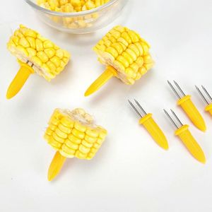 36-Pack Stainless Steel Corn Holders for Grilled Corn and Cob Skewers for Home and <b>BBQ</b> Cooking Forks - Product Image 4