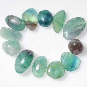 Pierres Roulées en Fluorite Verte Naturelle de Haute Qualité, Vente en Gros – Pierres Précieuses en Cristal de Fluorite Vert Aqua Polies - Product Image 2