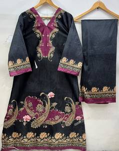 Premium quality <b>ladies</b> winter wear <b>dresses</b> <b>for</b> women salwar kameez <b>ladies</b> high quality embroidered Velvet shalwar kameez - Product Image 2