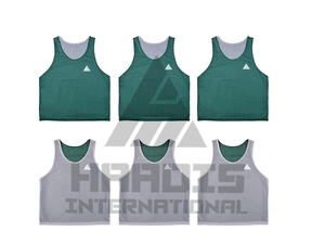 Reversible Team Sports Soccer Double Sided Practice <b>Bibs</b> for Women Vest With Numbers <b>Training</b> - Product Image 4