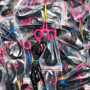 Pinzas de Bloqueo Hemostáticas Multicolores con Base Dorada, Herramienta de Soldadura de Joyería Permanente de Alta Calidad, 5 Pulgadas / Personalizable - Product Image 1