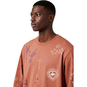 เสื้อยืดแขนยาวผู้ชายทรงปกติ คอโอ ผ้าฝ้าย 100% ปรับแต่งได้ เป็นมิตรกับสิ่งแวดล้อม ระบายอากาศได้ดี สไตล์ลำลอง - Product Image 4