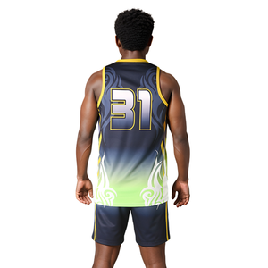Uniformes de Baloncesto Personalizados al por Mayor, Jersey y Pantalones Cortos Transpirables de Secado Rápido, Ropa Deportiva para Equipos, Conjunto de Uniforme de Baloncesto OEM, MOQ Bajo - Product Image 3