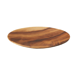 Plato de Madera de Diseño Personalizado, Plato Redondo de Madera de Acacia para Servir Alimentos y Frutas, Regalo para Bodas, Hoteles y Restaurantes - Product Image 3