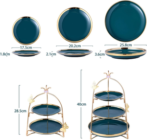 Soporte para Pastel, Decorativo, para Mesa de Postres, Plato para Servir, para Bodas, Cumpleaños, Panadería, Hogar, Cocina - Product Image 2